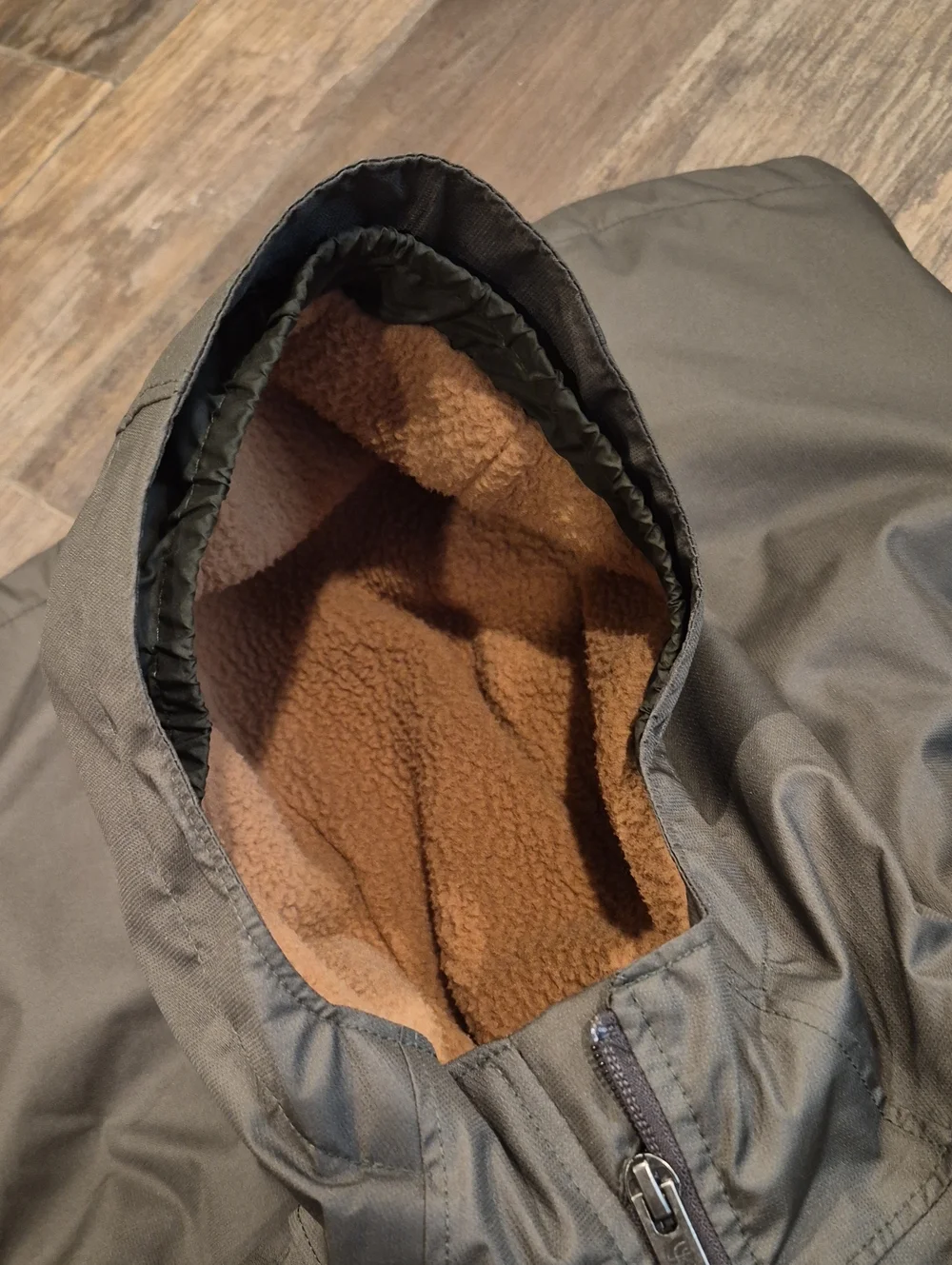 Boy's The North Face Warm Storm Hooded Jacket, Zipper Closure, Large Size 12